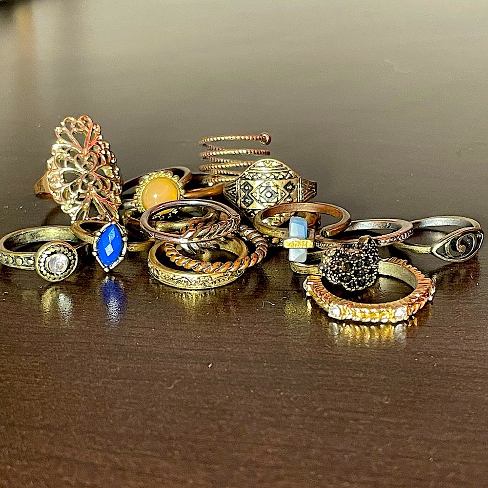 Bulk Gold and bronze jewelry